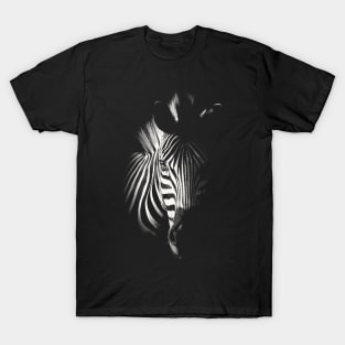 Zebra Head Close-Up African Wildlife T-Shirt